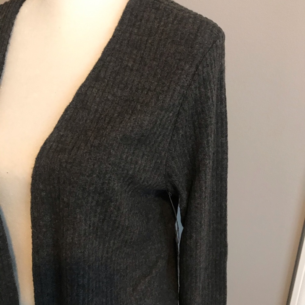 Long sleeve, Side Slit, Soft Open Cardigan - Picture 4 of 5